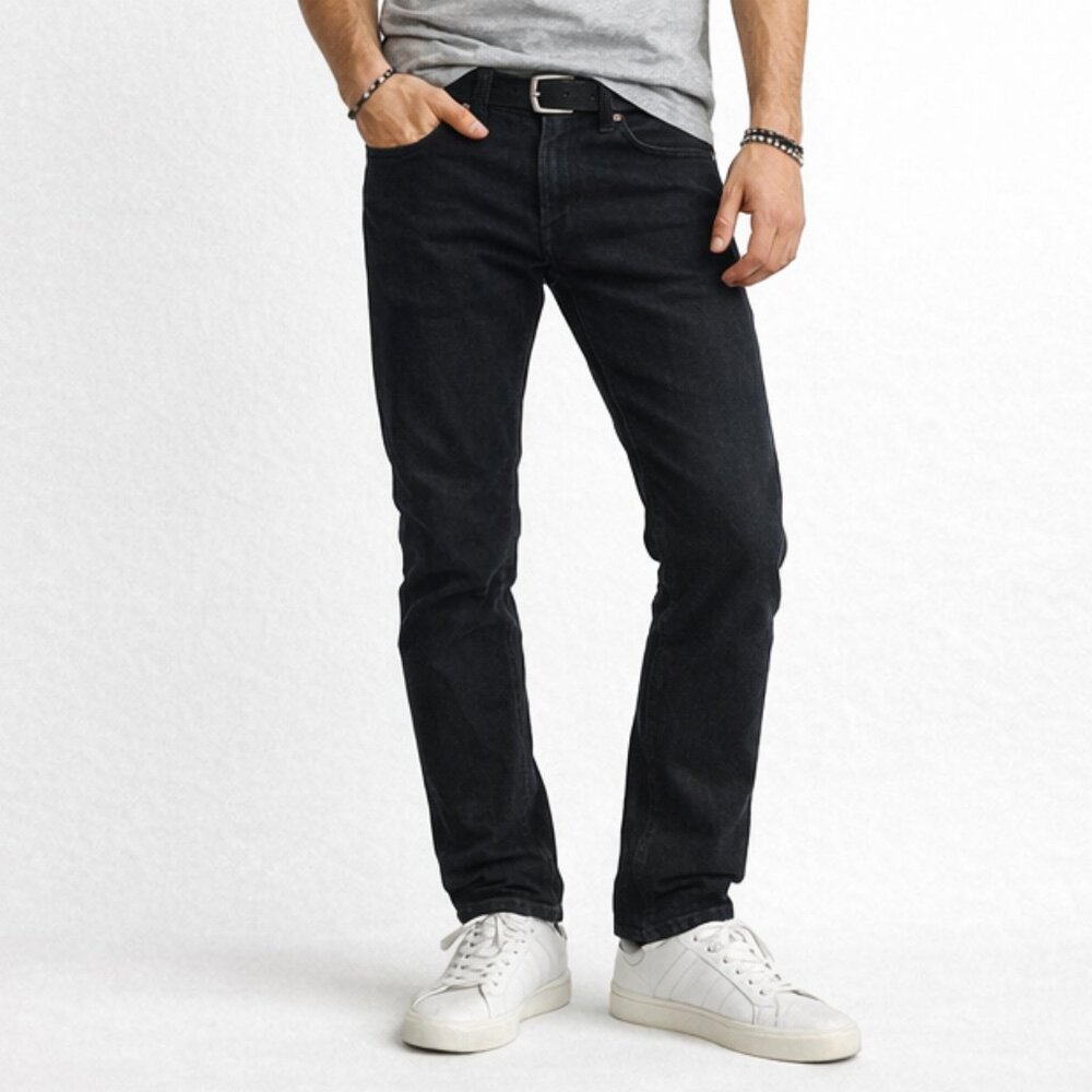 Levis 511 Slim Jeans Boys 16 Reg 28x28 Black Dark Wash Denim Pants Streetwear